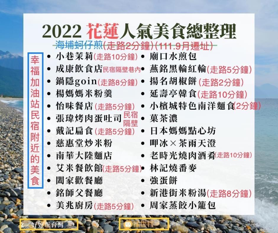 幸福加油站電梯民宿 -近東大門夜市 Hualien stad Exteriör bild